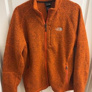 The North Face Burnt Orange Knit Jacket